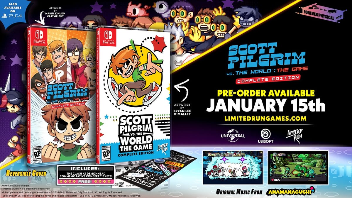 Save up your quarters, Scott Pilgrim Vs. The World: The Game – Complete Edition to have a physical release this month