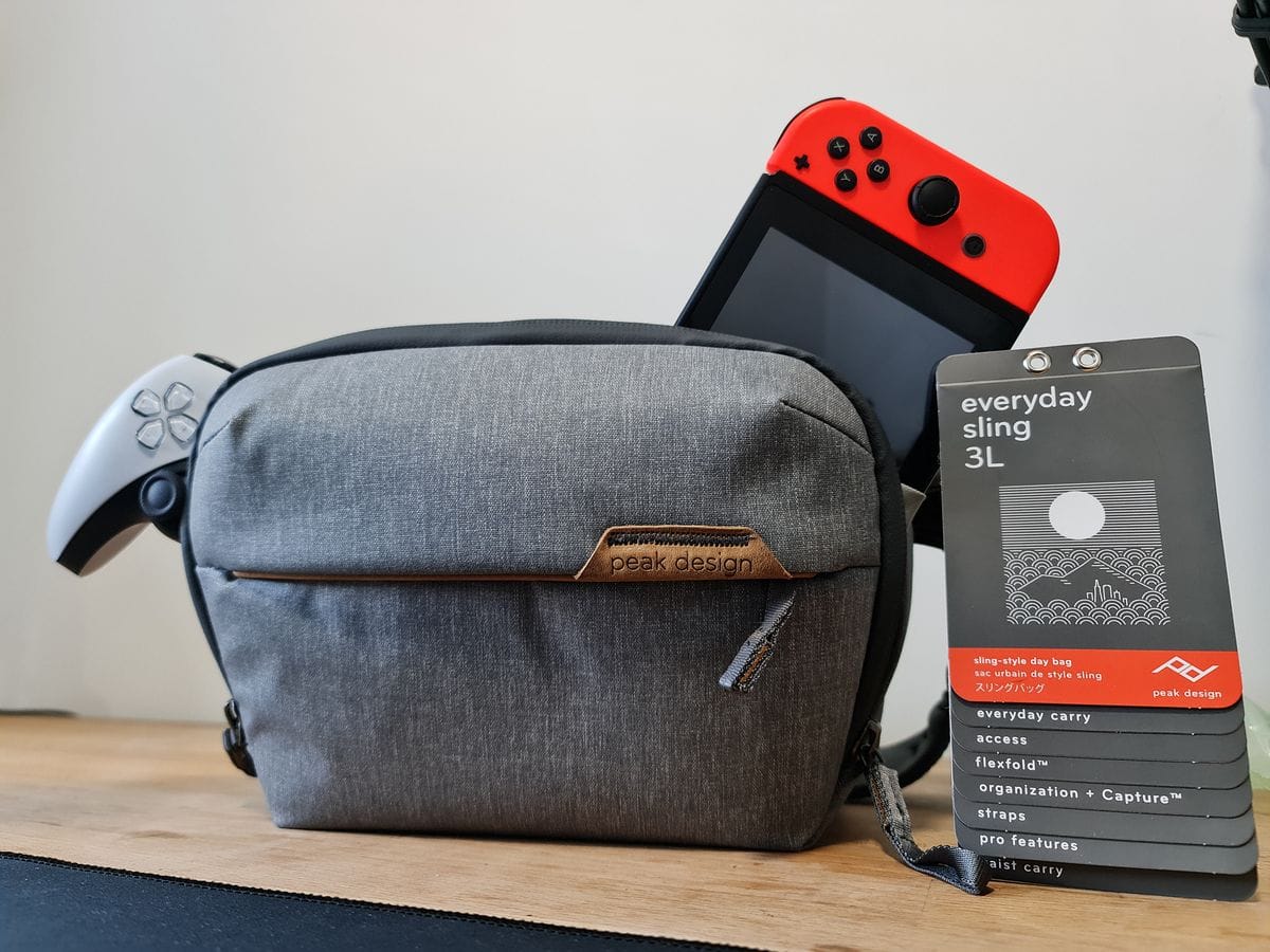 A near perfect bag for your Nintendo Switch – Peak Design Everyday Sling 3L V2 Bag review