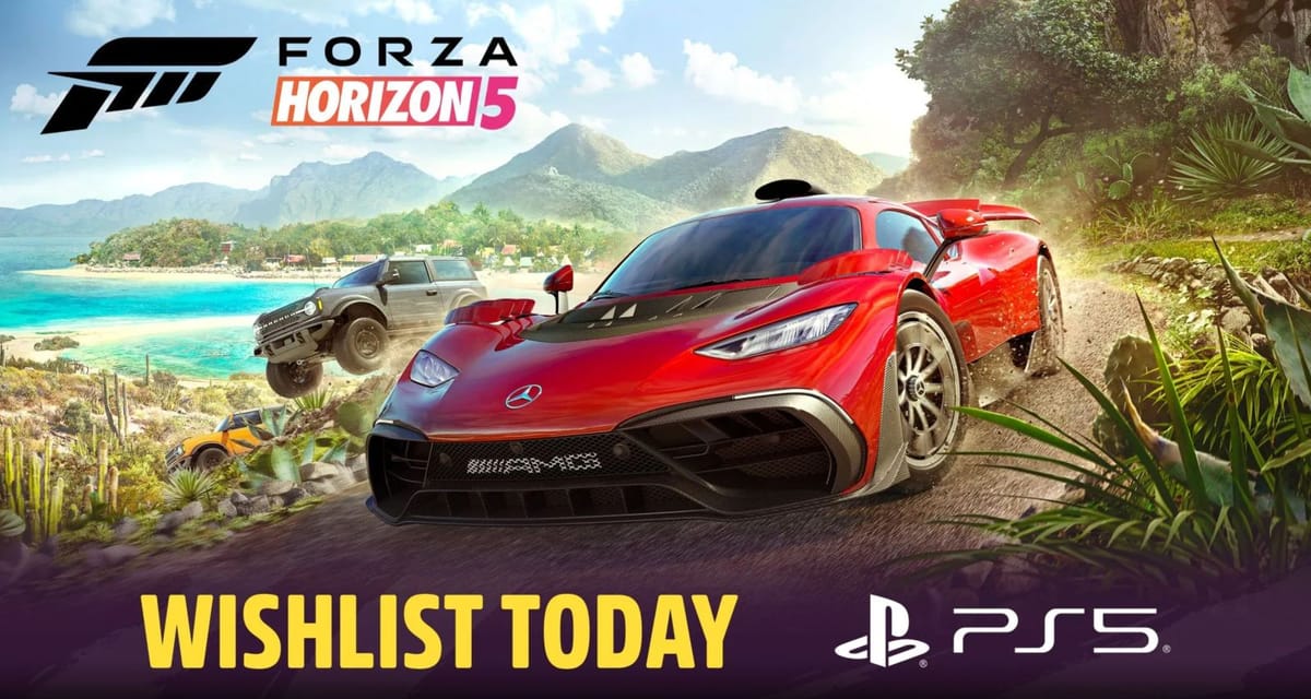 Forza Horizon 5 heads to the PlayStation 5