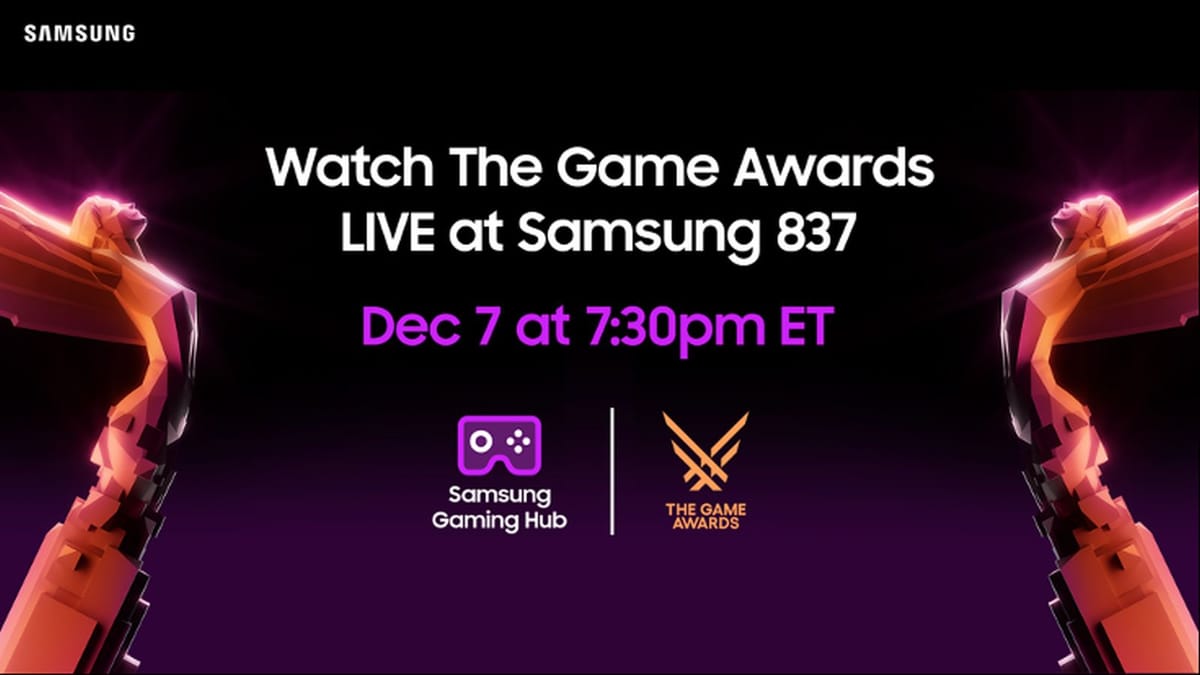 Samsung Gaming Hub is hosting an in-person watch party for The Game Awards