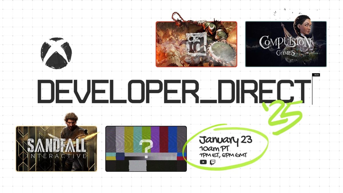 Celebrate 2025 with Xbox’s Developer Direct on Jan 23