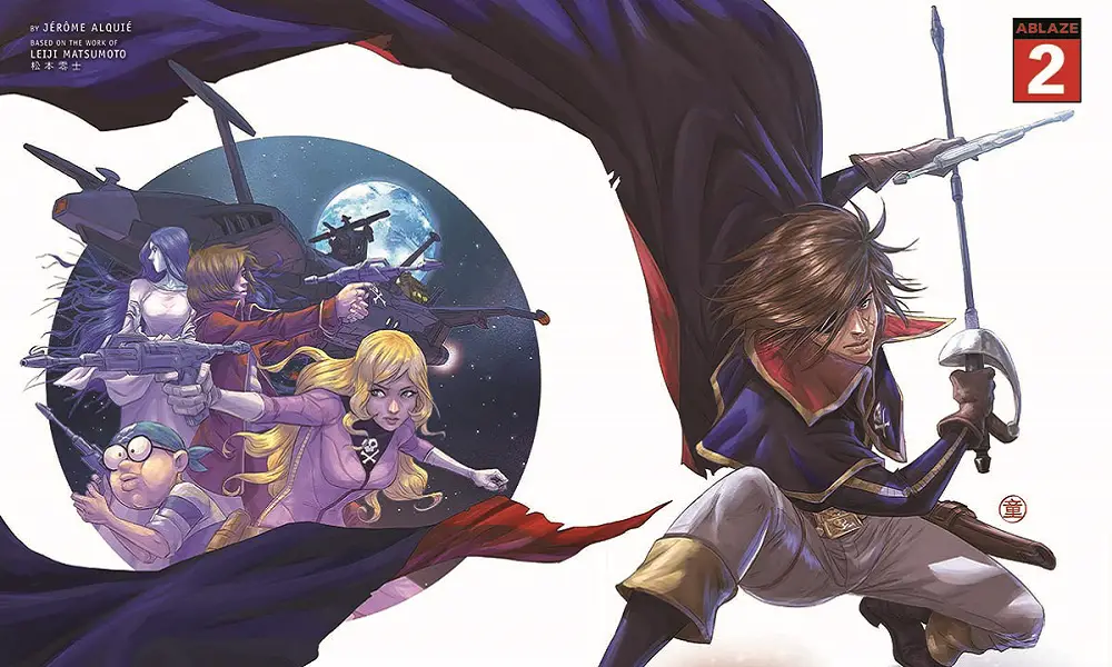 Face forward and reach for the star(board)! Space Pirate Captain Harlock’s second issue variants announced