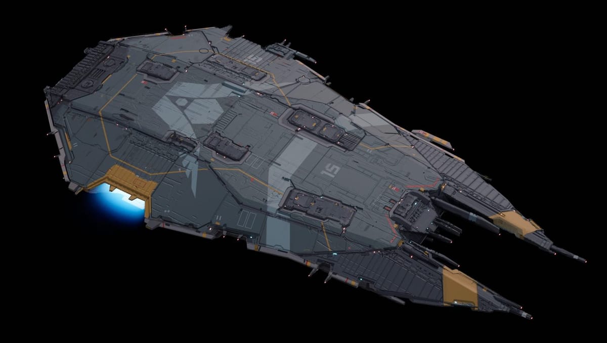 Homeworld 3 unveils a new ship, the Hiigaran Carrier