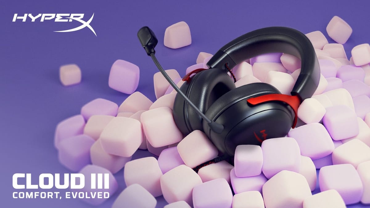 HyperX redefines comfort with the Cloud III Gaming Headset and Cirro True Wireless Earbuds