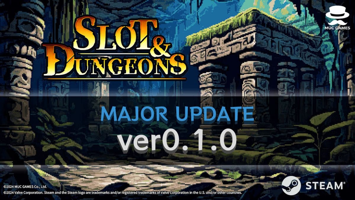 Slot and Dungeon DEMO gets major update “ver0.1.0” as the game hits 2,500 wishlists on Steam