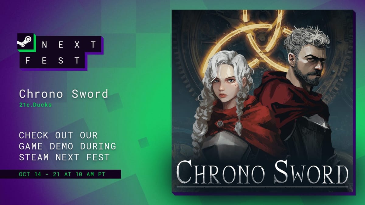 Soulslike action RPG Chrono Sword is officially participating in Steam Next Fest 2024 October edition