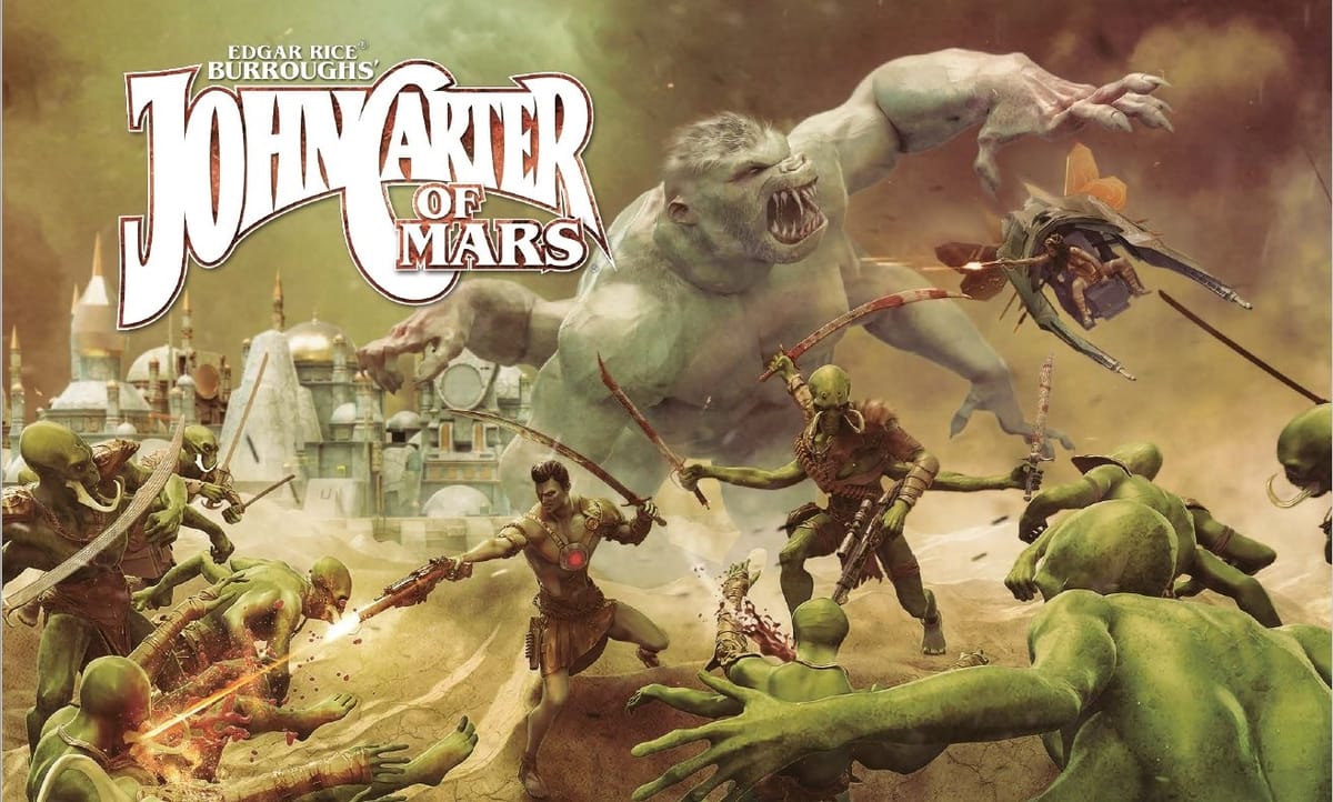 Extraterrestrial skirmishes are inevitable as the John Carter of Mars: Core Rulebook gets released