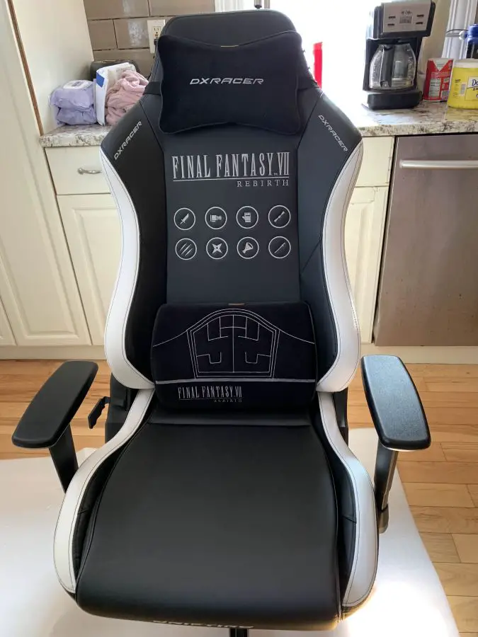 DXRACER Drifting Series Final Fantasy gaming chair review–overpriced and comfortable, for the most part.