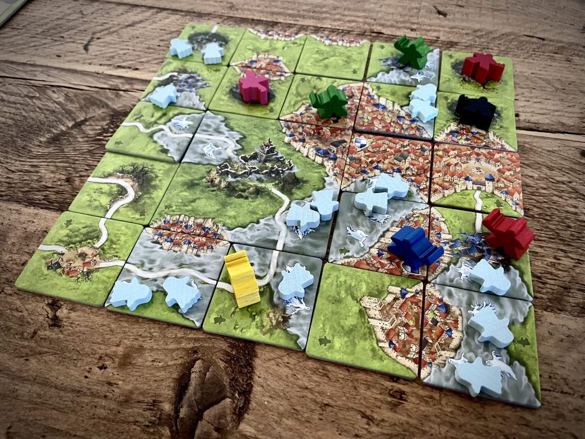 Mists Over Carcassonne review – a collaborative twist to the classic tile-laying game