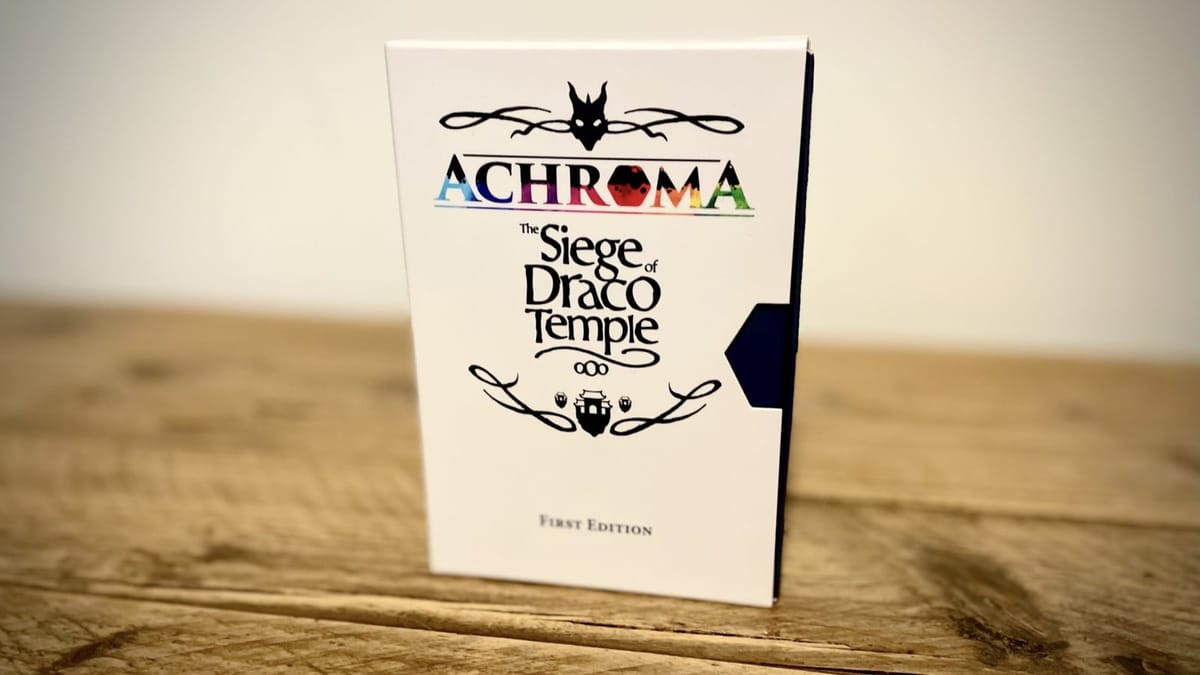 Achroma – The Siege of Draco Temple review – a game changer in the realms of expandable card games?