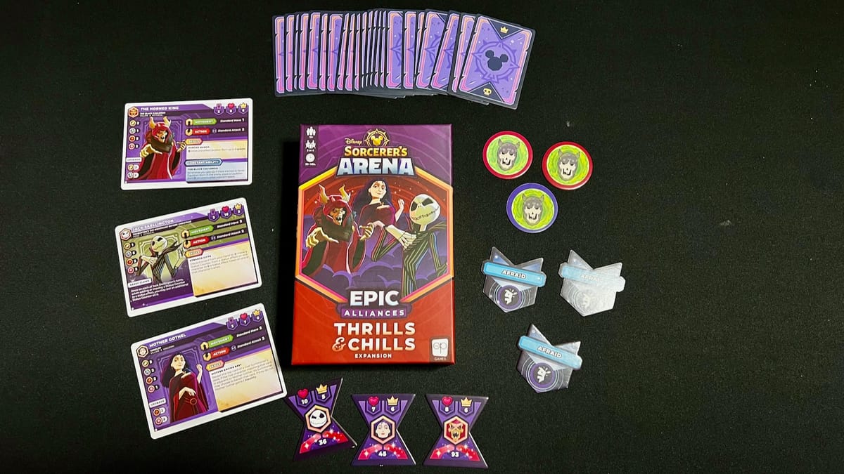 Disney Sorcerer’s Arena: Epic Alliances – Thrills and Chills Expansion review – It is spooky good fun