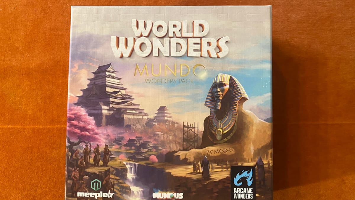 World Wonders: Mundo Wonders Pack review — A mini review for a mini expansion