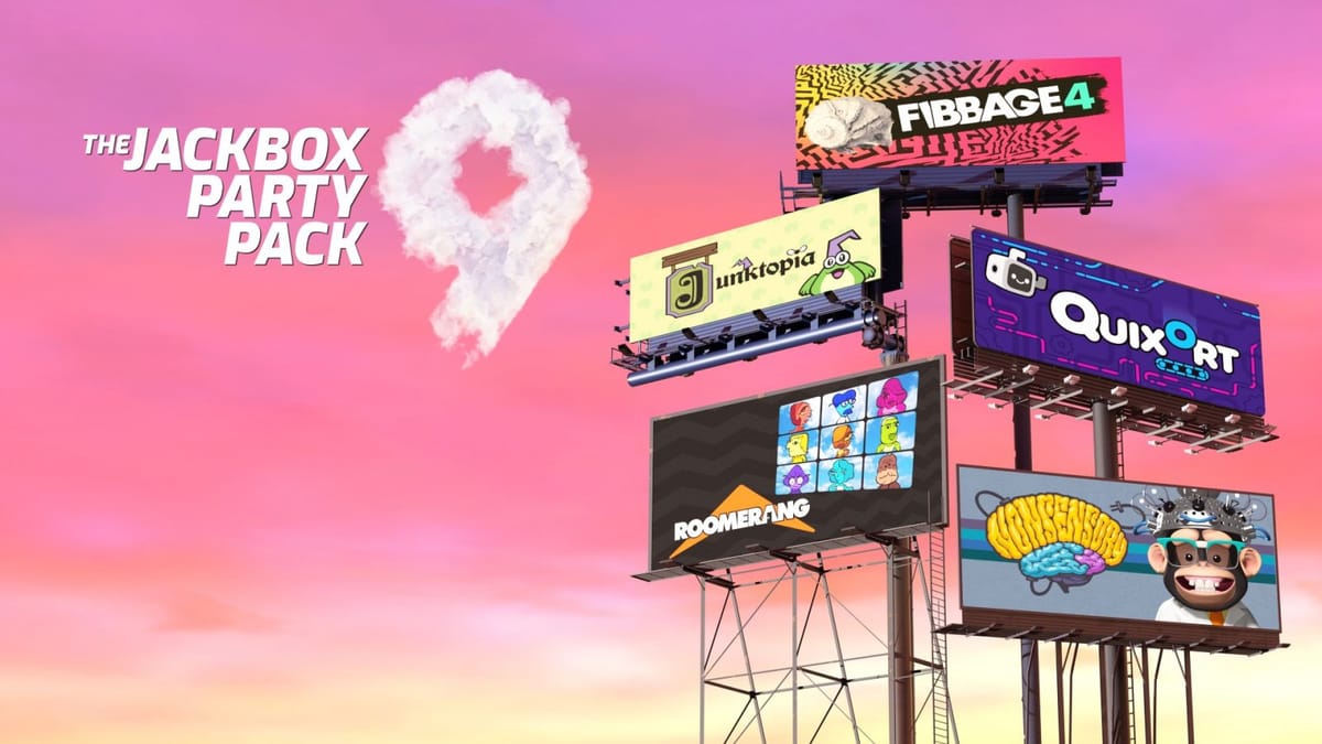 All five games included in Jackbox Party Pack 9 announced, includes Quixort and Fibbage 4