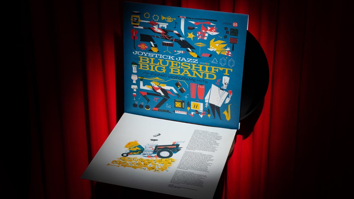 iam8bit announces Joystick Jazz Vol. 2, a collection of reimagined video game tunes by the talented Blueshift Big Band