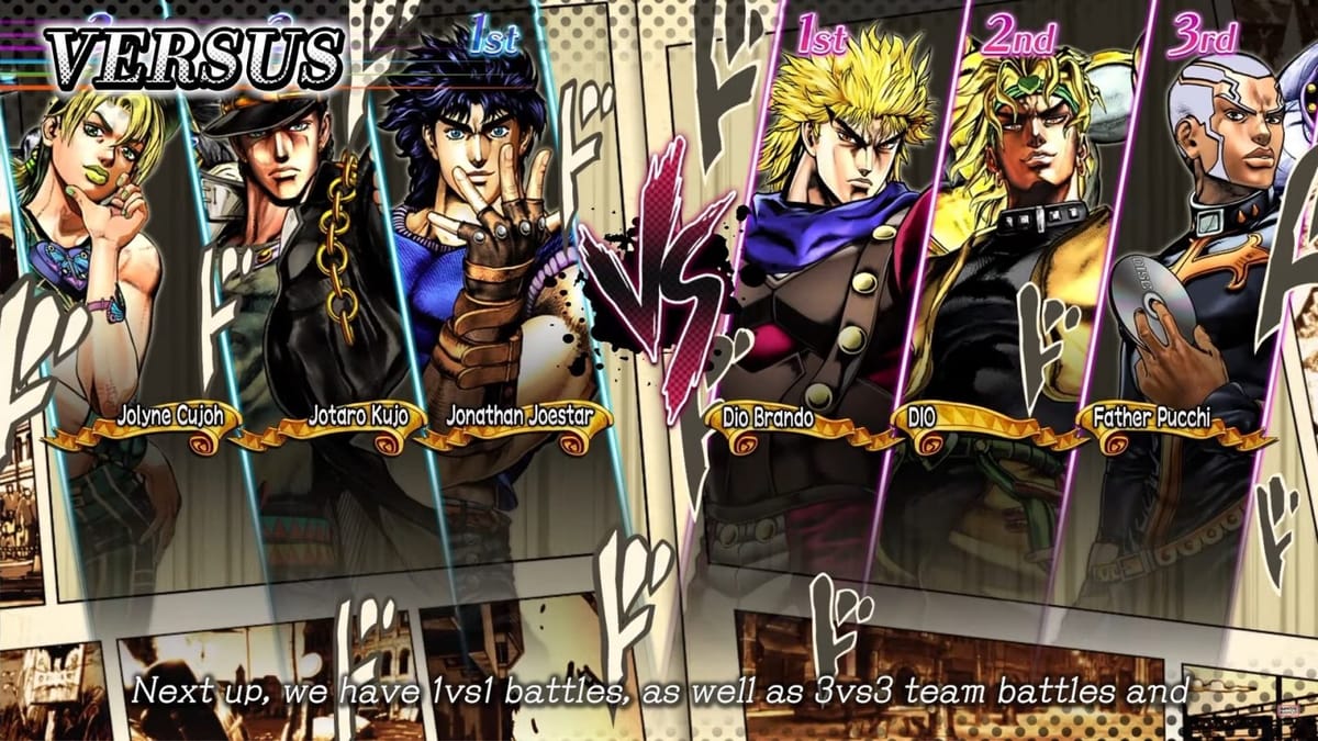 Trailer showcasing new game systems released for Jojo’s Bizarre Adventure: All-Star Battle R