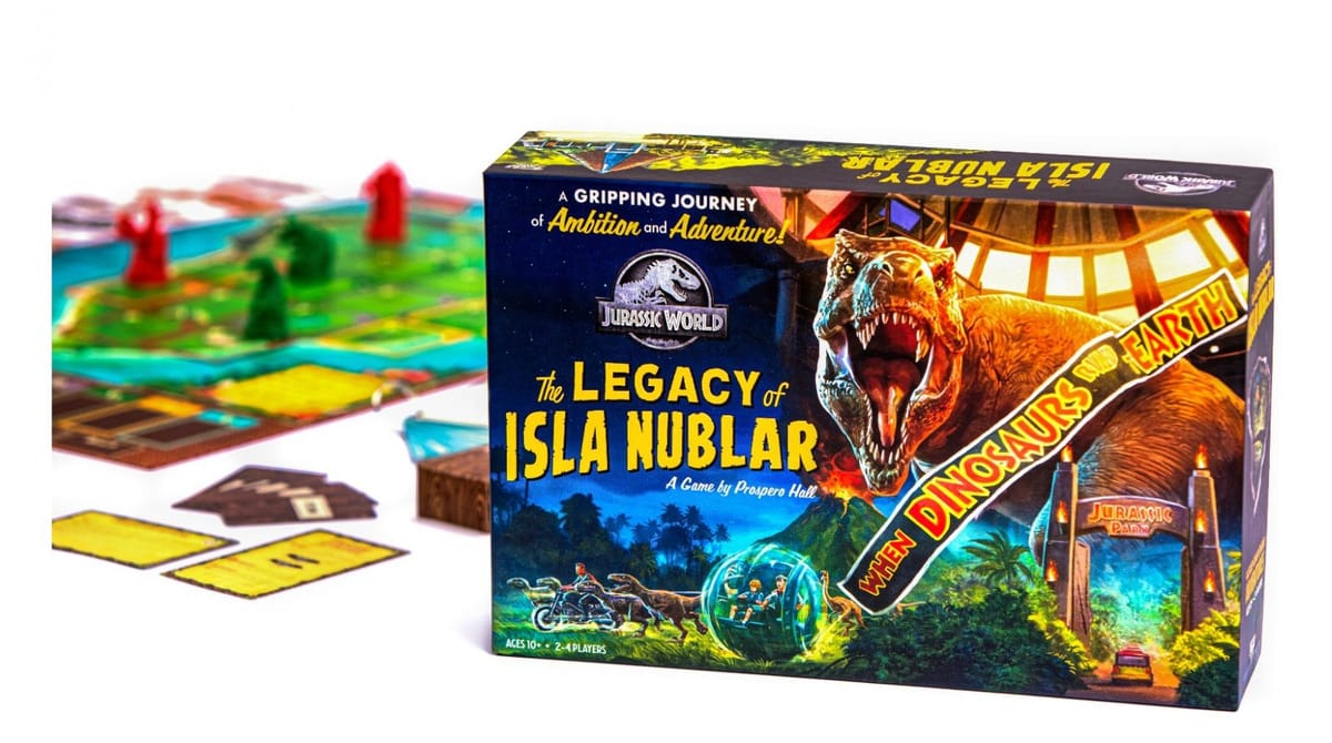 Jurassic World: The Legacy of Isla Nublar, a new game from from Prospero Hall, is now available on Kickstarter