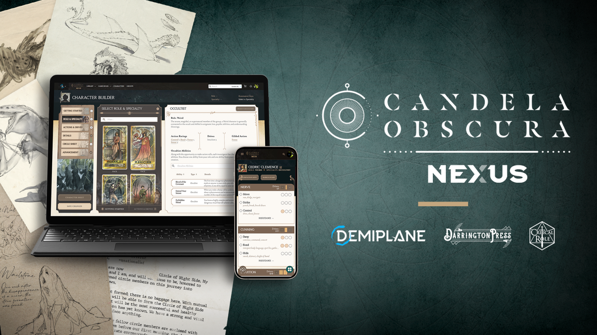 Candela Obscura Nexus companion app launches alongside rulebook on Nov 14th