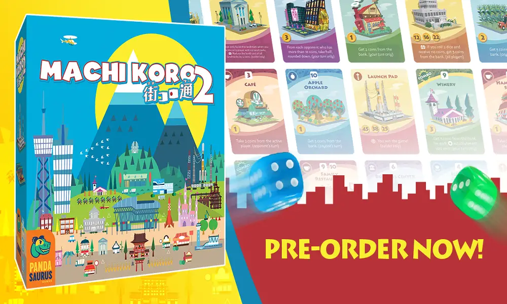 Build the city of your dreams with the upcoming Machi Koro 2