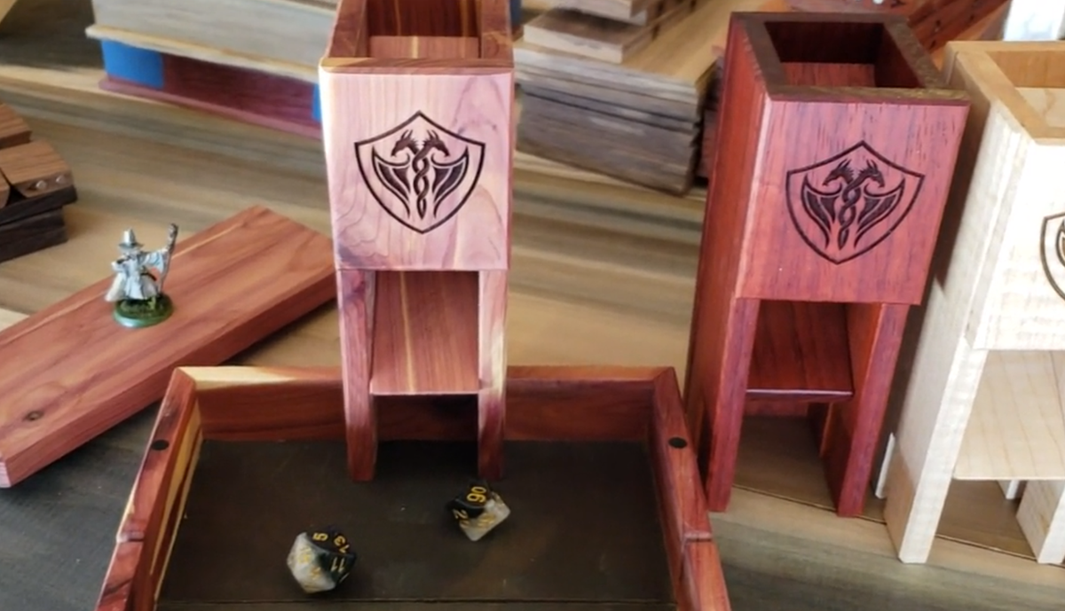 Master Monk’s newest lineup to the Armory, The Nomad’s Magnetic Dice Tower, hits Kickstarter