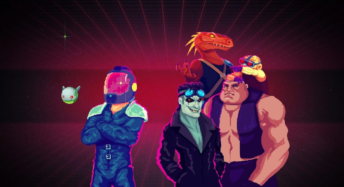 Neon lights, bright starry nights, and tough boss fights — Black Paradox review