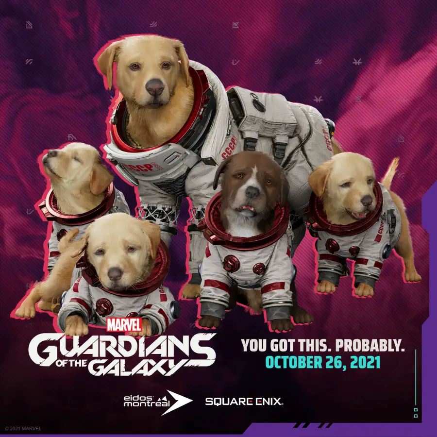 New cutscene released from Marvel’s Guardians of the Galaxy courtesy of Cosmo the Dog