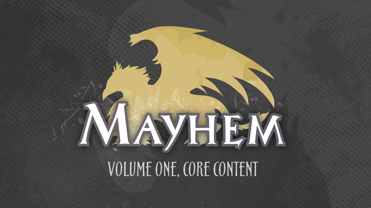 All from Chaos: Mayhem RPG Review