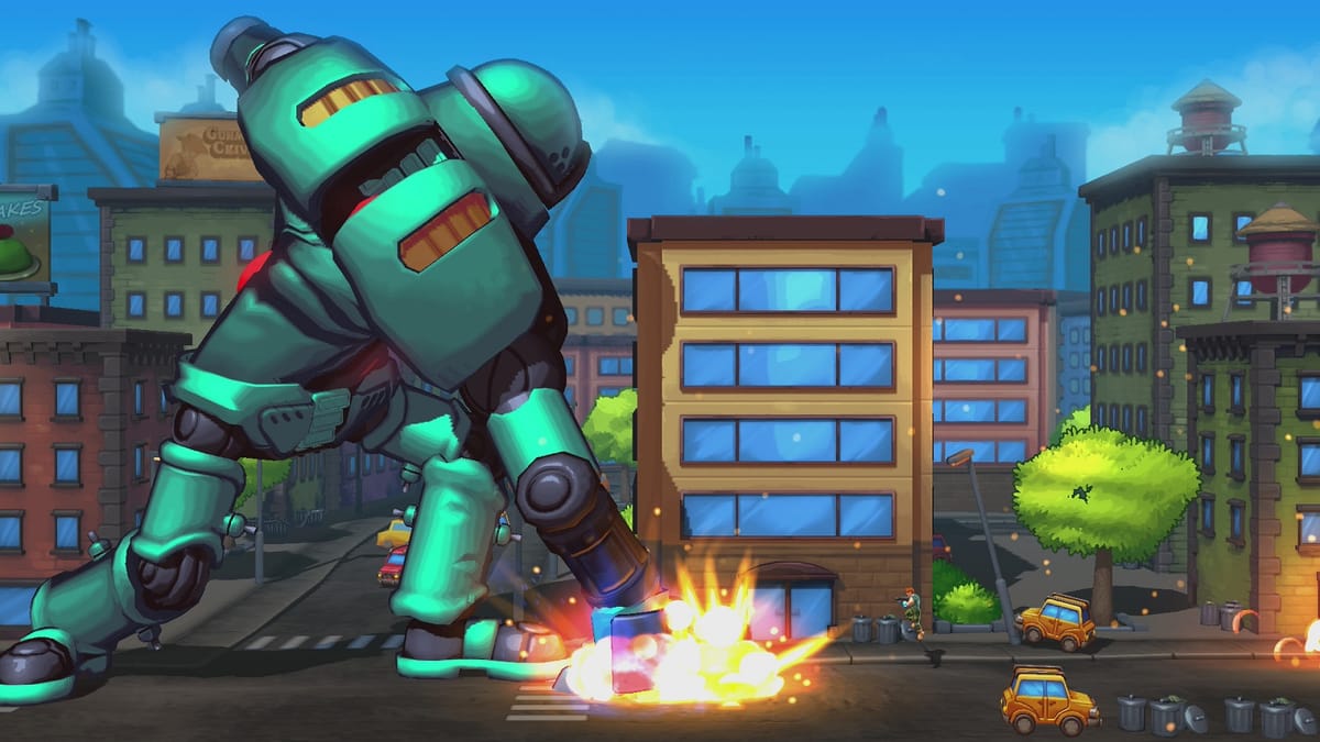 Rumble with robots and turn them to scrap with Mechstermination Force this year