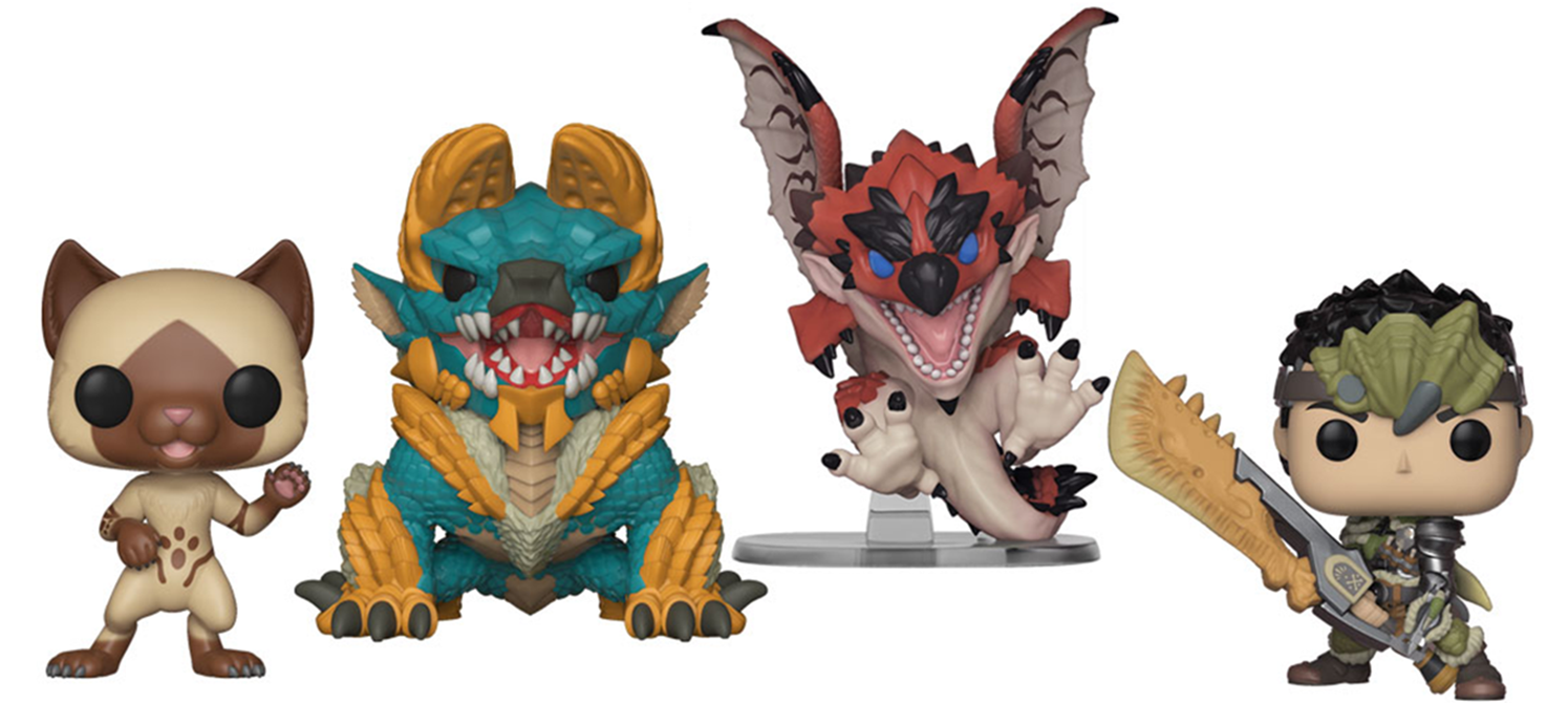 Bring home your favorite monster with Monster Hunter Funko Pop!s this February