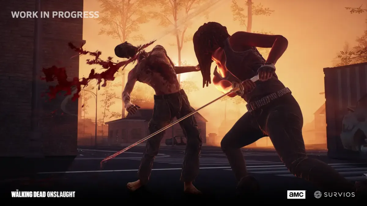 The real-world dangers of zombie killing — The Walking Dead Onslaught at E3