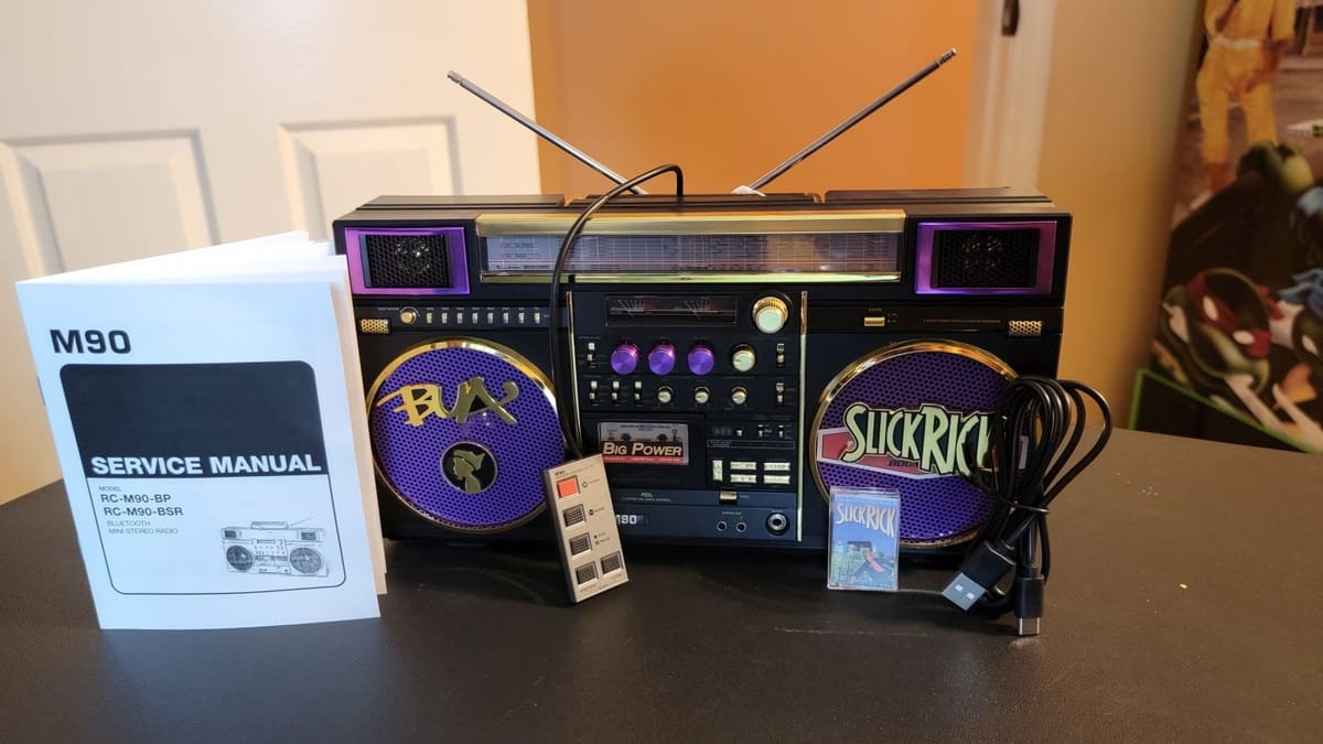 M90 Mini Blaster Artist Series BUA & Slick Rick review — A surprisingly great boombox in an amazingly small package