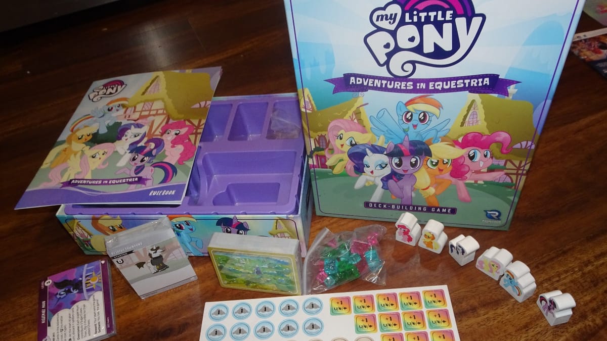 My Little Pony: Adventures in Equestria Deck-Building Game – A Co-op deck builder that is too demanding for kids