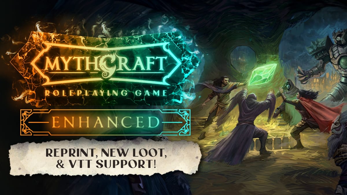 MythCraft TTRPG Enhanced by QuasiReal Publishing has fully funded on BackerKit