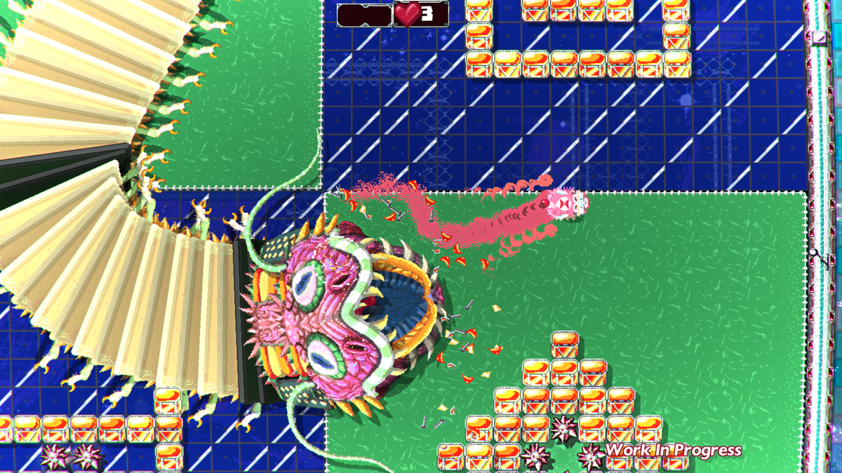 Pig Eat Ball, a delirious 2D puzzle-maze game, coming to consoles later this year