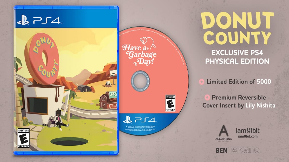 Fill your raccoon’s house with more garbage with Donut County’s physical edition and vinyl this year