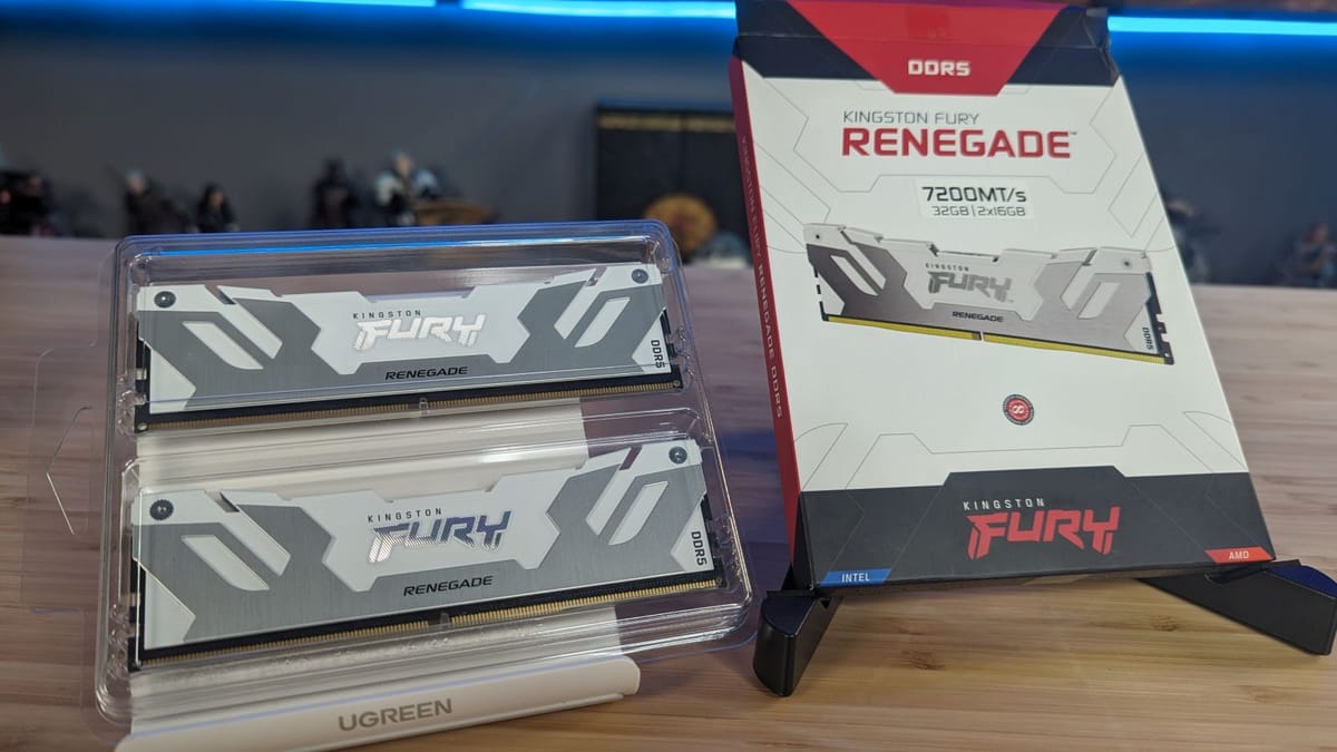 Kingston FURY RENEGADE 7200MT/s DDR5 RAM review — Does speed matter?