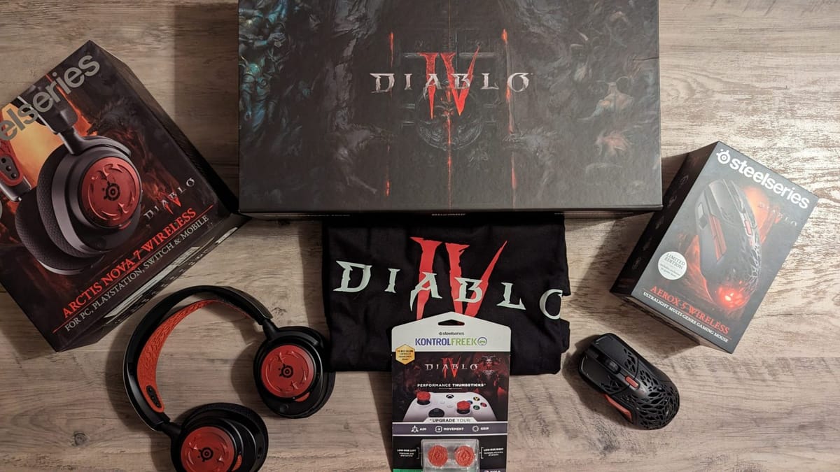 Fight hell with the best weapons available — Unboxing the SteelSeries X KontrolFreek Diablo IV gear