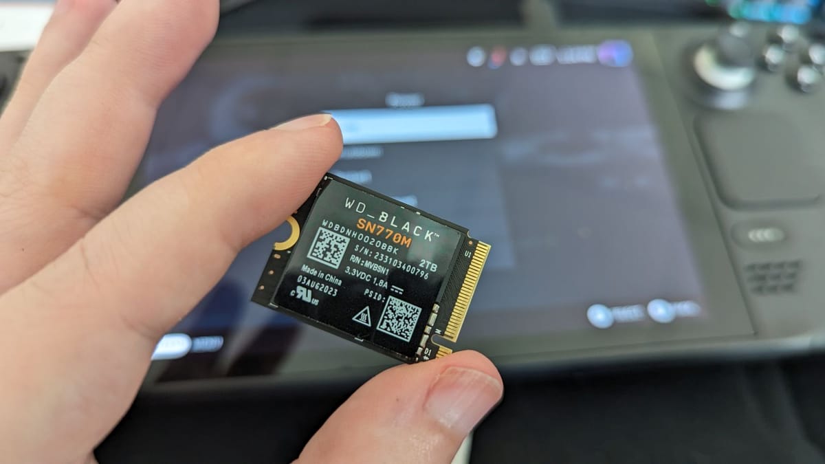 WD_Black SN770M NVMe SSD review — Pure power for your Steam Deck