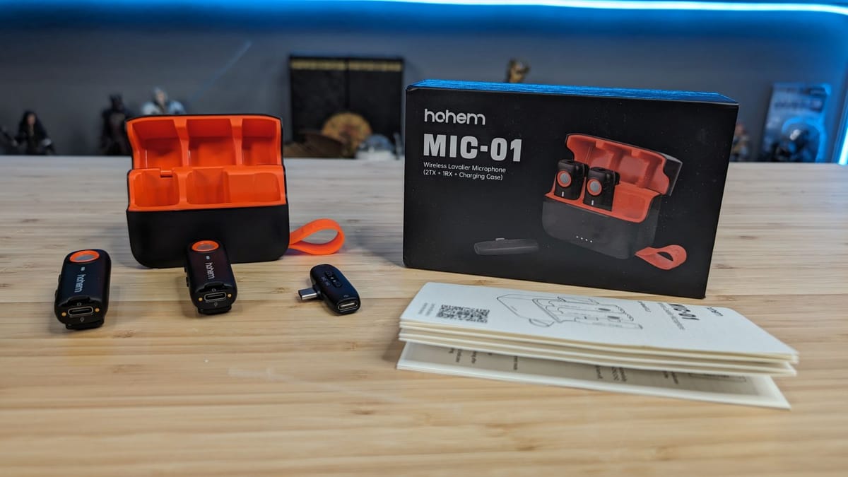 Hohem MIC-01 Wireless Lavalier System review — Impossibly good audio capture