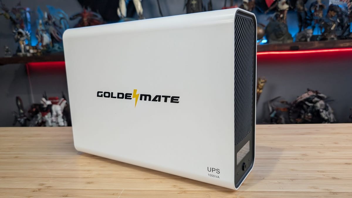 Goldenmate UPS 1000va/800w UPS review — Flexible and lead-free