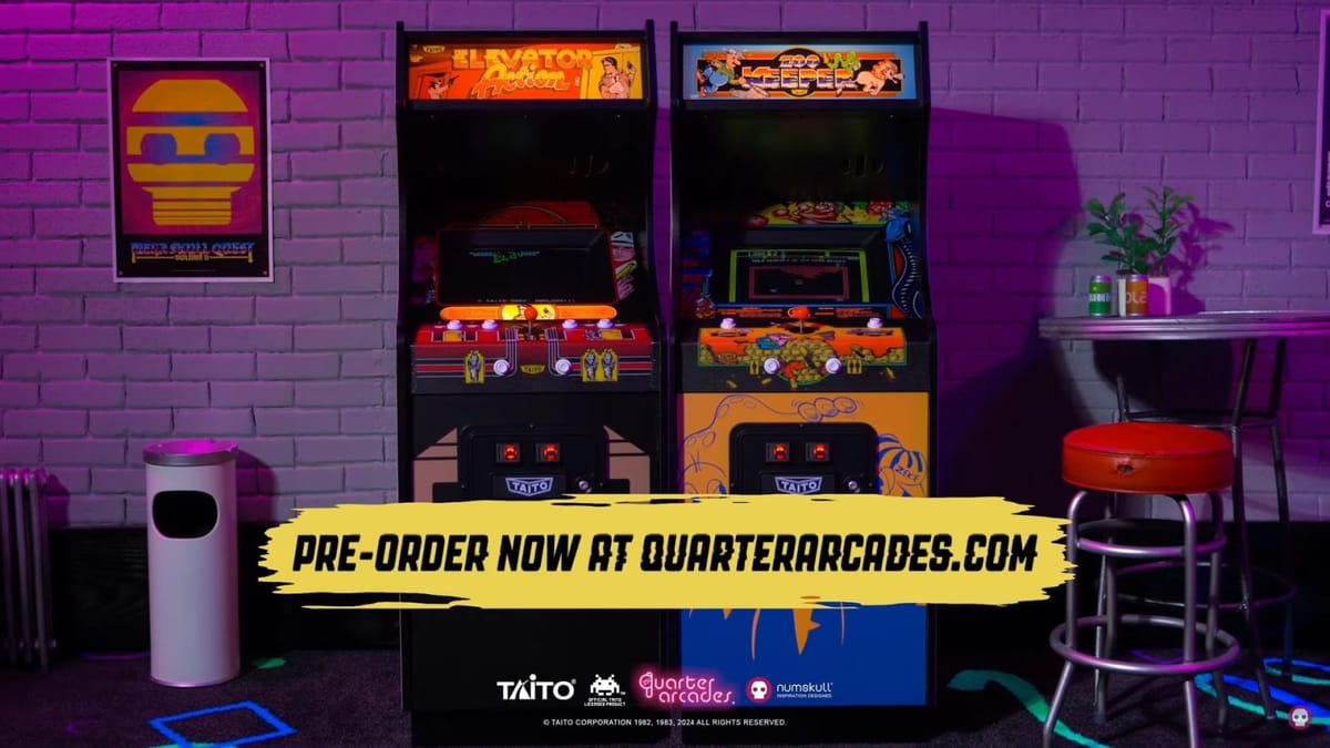 Relive the 80s with Numskull’s upcoming Elevator Action and Zoo Keeper 1/4th scale Quarter Arcades