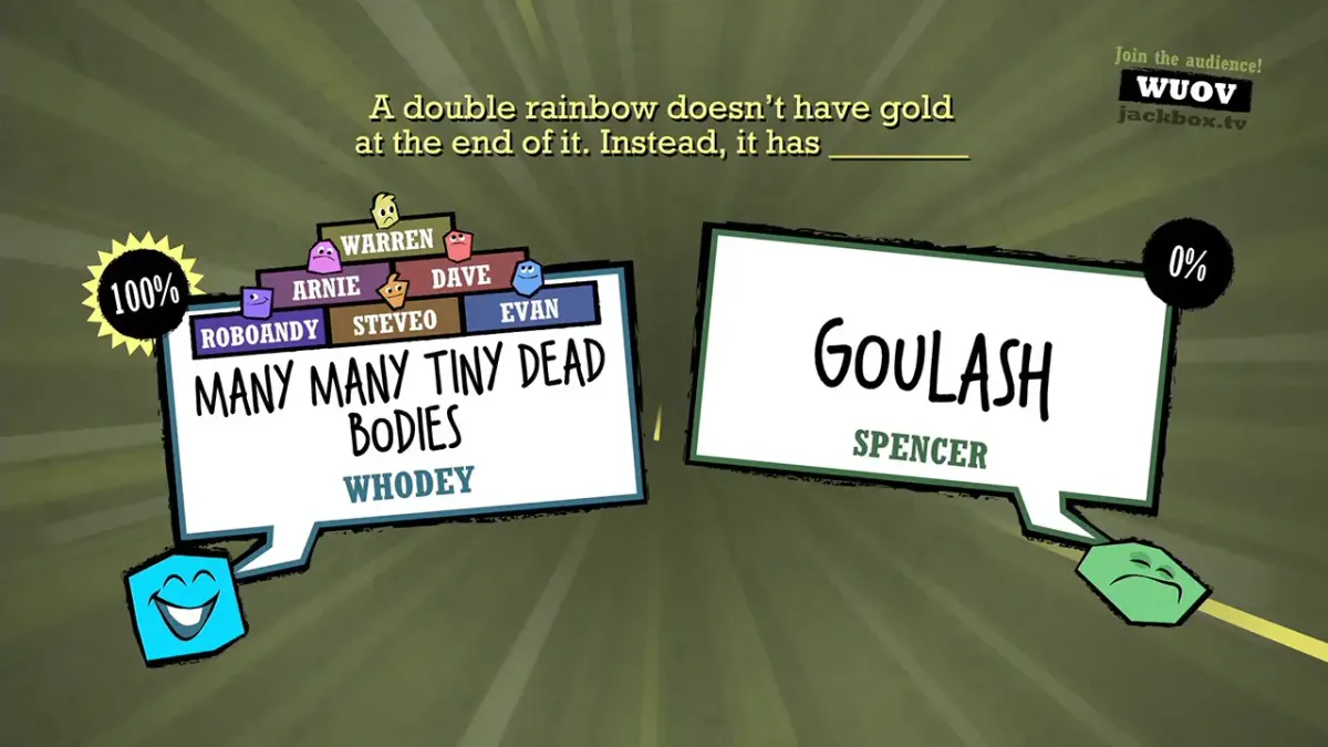 What did you just say? Quiplash and Fibbage XL standalone games available now on Nintendo Switch