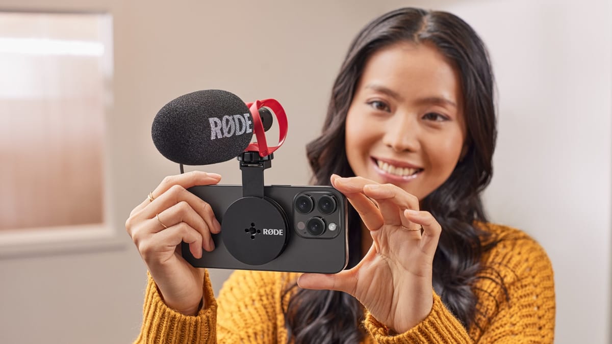 RØDE announced three new products at NAB 2024 – the Interview PRO, a Phone Cage, and a Magnetic Mount