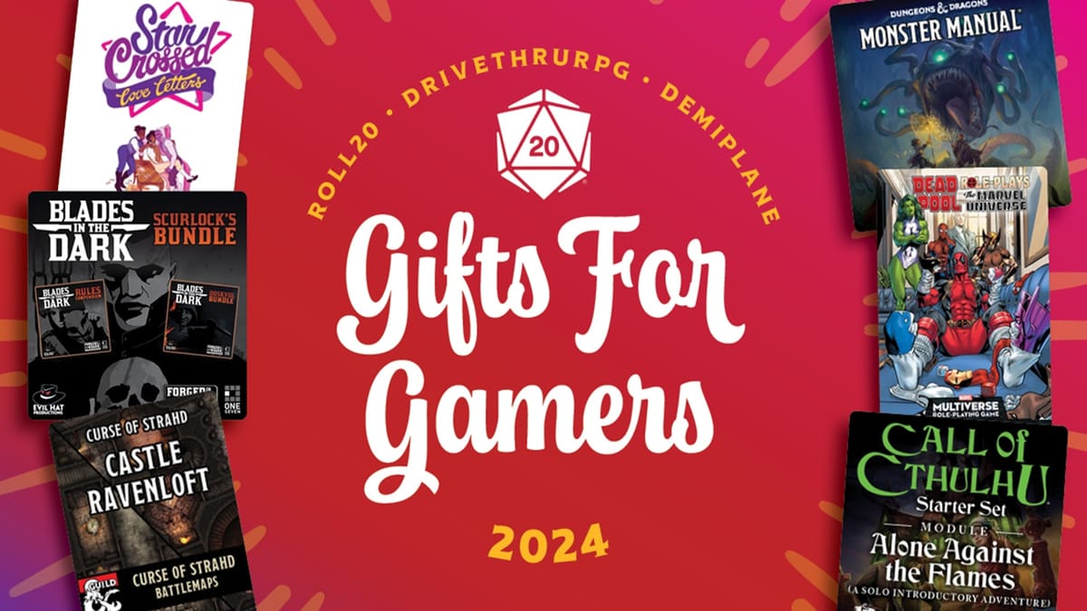 Roll20’s holiday gift guide has something for everyone