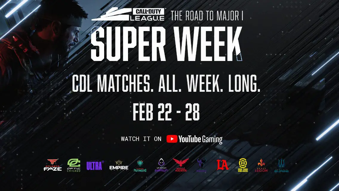 Call Of Duty League reschedules second week due to winter storms, creates a SUPER week 3