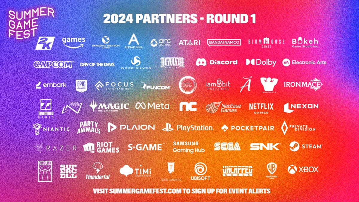 Summer Game Fest’s initial partner list drops, featuring the likes of PlayStation, Xbox, Capcom, and more