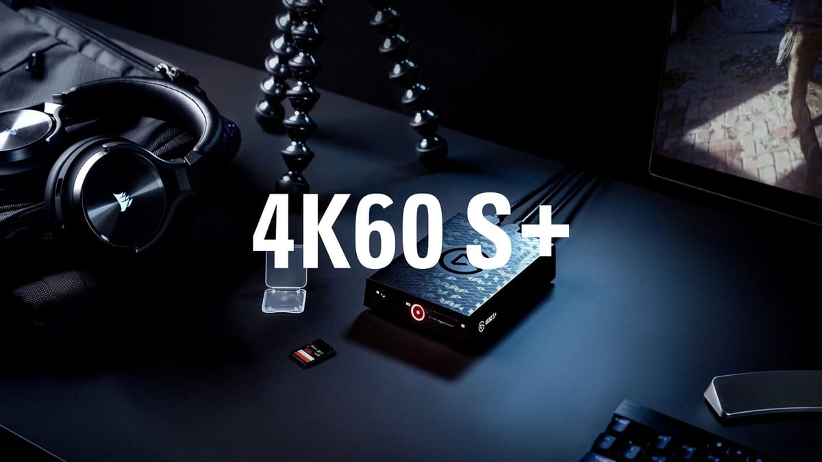 Capture the next generation of gaming without a PC with the Elgato 4K60 S+ capture card