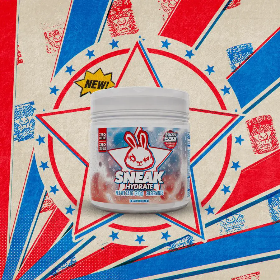 Sneak Energy is feeling Red, White, and Blue in their upcoming ROCKET PUNCH flavor