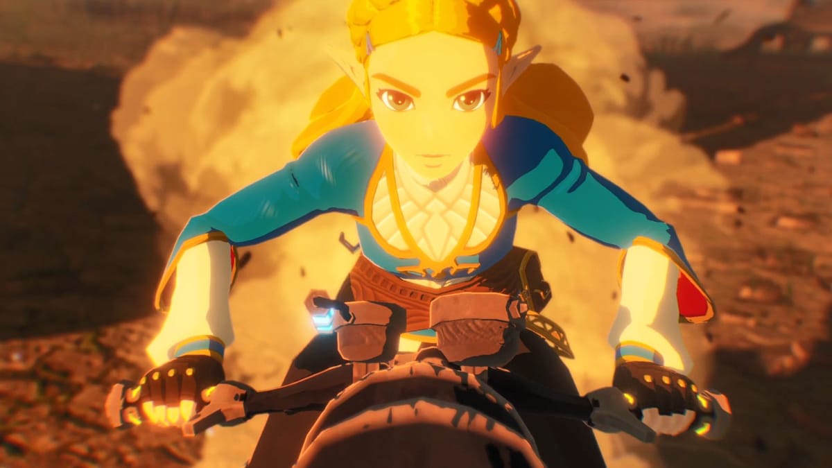 Zelda rides into battle in Wave 1 of Hyrule Warriors: Age of Calamity’s expansion pass