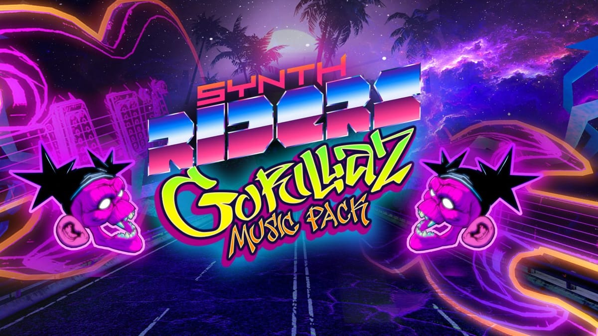 Synth Riders celebrates their PlayStation VR2 debut with 7 song Gorillaz Music Pack