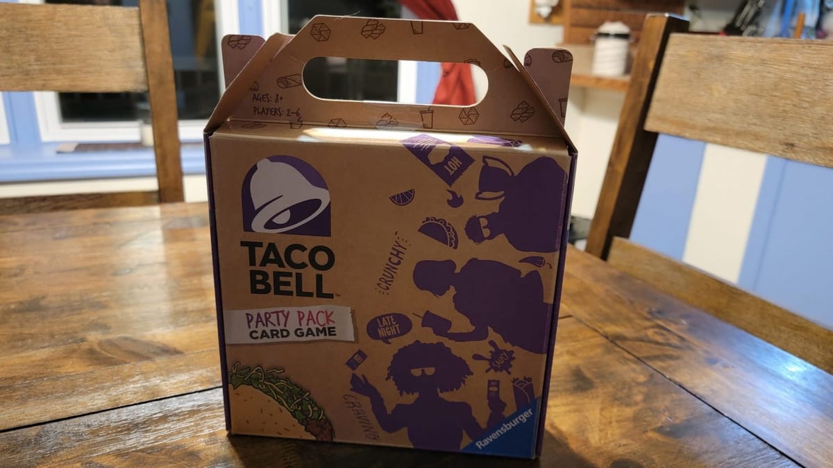 Taco Bell Party Pack Card Game review — Good for a light snack, but not fleshed out enough for a full meal